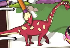 Dinosaurs Games, Dino Coloring Book, Games-kids.com