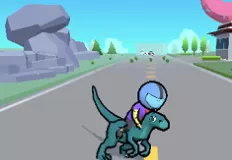 Racing Games, Dino Rush - Hypercasual Runner, Games-kids.com