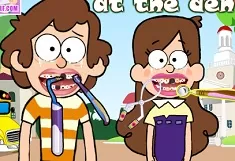 Gravity Falls Games, Dipper and Mabel at the Dentist, Games-kids.com