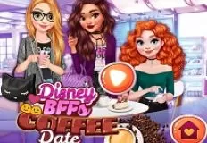 Princess Games, Disney BFF Coffee Date, Games-kids.com
