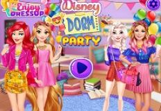 Princess Games, Disney Dorm Party, Games-kids.com