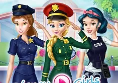 Princess Games, Disney Girls Police Academy, Games-kids.com