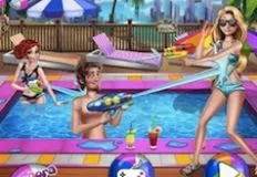 Princess Games, Disney Pool Party, Games-kids.com
