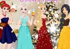 Princess Games, Disney Princess Glittery Party, Games-kids.com