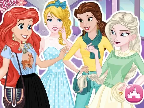 Princess Games, Disney Princesses BFFS Secrets, Games-kids.com