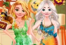 Princess Games, Disney Princesses Thanksgiving Day, Games-kids.com