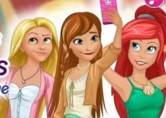 Princess Games, Disney Princesses vs Villains Selfie Challenge, Games-kids.com