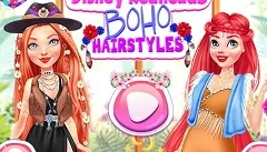 Princess Games, Disney Redheads Boho Hairstyles, Games-kids.com