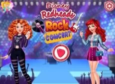 Princess Games, Disney Redheads Rock Concert, Games-kids.com