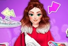 Dress Up Games, DIY Trendy Sneakers, Games-kids.com