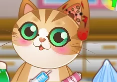 Animal Games, Doctor Care Cat Ear, Games-kids.com