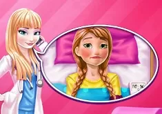 Frozen  Games, Doctor Elsa Taking Care of Anna, Games-kids.com