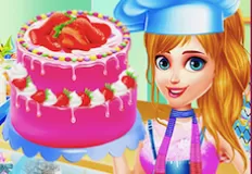 Cooking Games, Doll Cake Bakery Shop, Games-kids.com