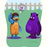 Grimace Shake Games, DOP Grimace and Monsters Erase the excess, Games-kids.com