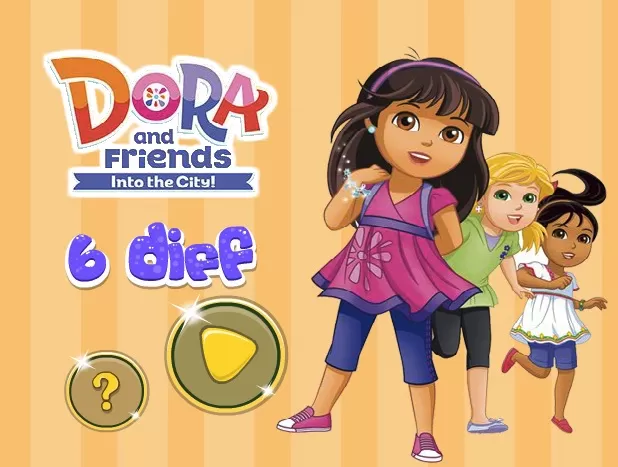 Dora Games, Dora 6 Diff , Games-kids.com