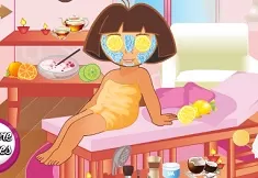 Dora Games, Dora at Spa Salon, Games-kids.com