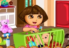Dora Games, Dora Babysitter, Games-kids.com