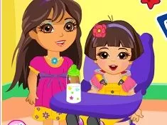 Dora Games, Dora Babysitter, Games-kids.com