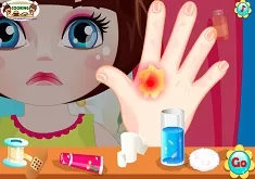 Dora Games, Dora Burn Treatment, Games-kids.com