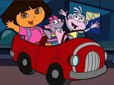 Dora Games, Dora Car Puzzle, Games-kids.com