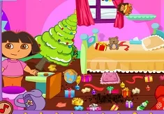 Dora Games, Dora Christmas Cleaning, Games-kids.com