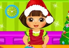 Dora Games, Dora Cooking Christmas Competition, Games-kids.com