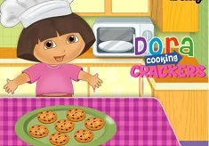 Dora Games, Dora Cooking Crackers, Games-kids.com