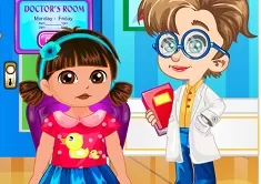 Dora Games, Dora Doctor Slacking, Games-kids.com