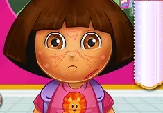 Dora Games, Dora Facial Infection, Games-kids.com