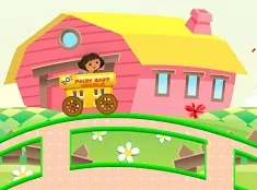 Dora Games, Dora Fairy Cart Wheels, Games-kids.com