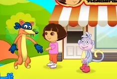 Dora Games, Dora Family Restaurant, Games-kids.com