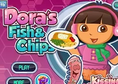 Dora Games, Dora Fish and Chips, Games-kids.com