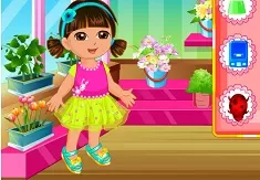 Dora Games, Dora Flower Store Slacking, Games-kids.com