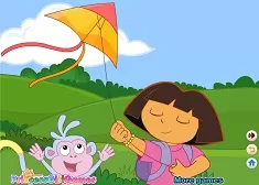 Dora Games, Dora Fly a Kite, Games-kids.com