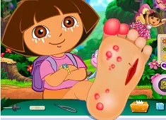 Dora Games, Dora Foot Injury, Games-kids.com