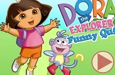 Dora Games, Dora Funny Quiz, Games-kids.com