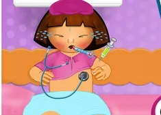 Dora Games, Dora Got Flu, Games-kids.com