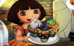 Dora Games, Dora Halloween Cupcakes, Games-kids.com