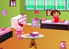 Dora Games, Dora Hello Kitty Room, Games-kids.com