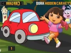 Dora Games, Dora Hiddenr Car Keys, Games-kids.com