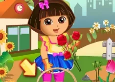 Dora Games, Dora Loves Flowers, Games-kids.com