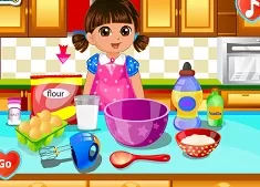 Dora Games, Dora Makes a Love Cake, Games-kids.com