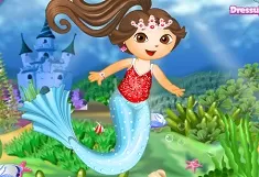 Dora Games, Dora Mermaid Princess, Games-kids.com