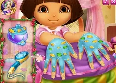 Dora Games, Dora Nails Spa, Games-kids.com