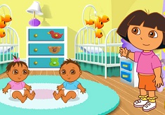 Dora Playtime With Twins - Dora Games