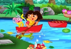 Dora Games, Dora River Cleaning, Games-kids.com