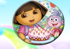 DORA ROUND PUZZLE - DORA GAMES