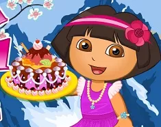 Dora Games, Dora Royal Cake, Games-kids.com