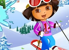 Dora Games, Dora Ski Jump, Games-kids.com