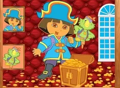 Dora Games, Dora the Pirate Sort My Tiles, Games-kids.com